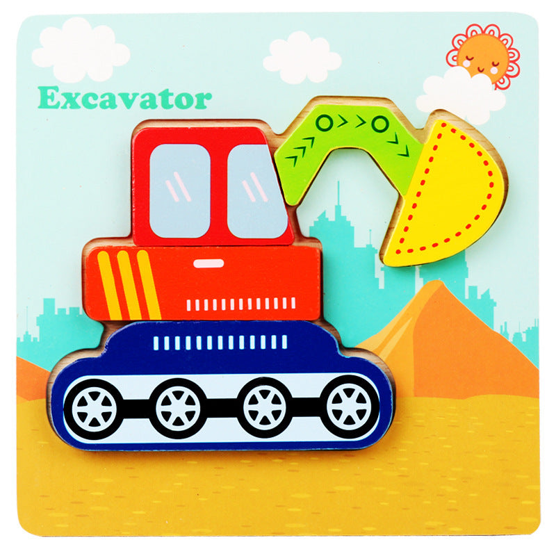 3D Wooden Puzzle Toy