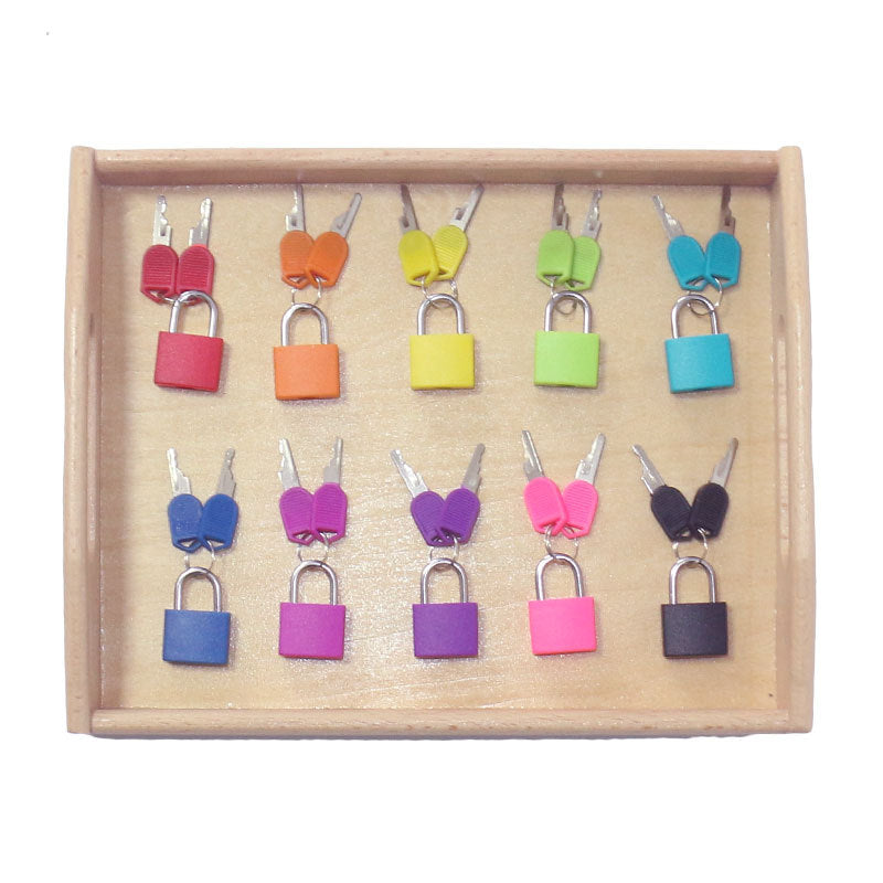 Montessori Key Lock Sensory Toy for Early Learning
