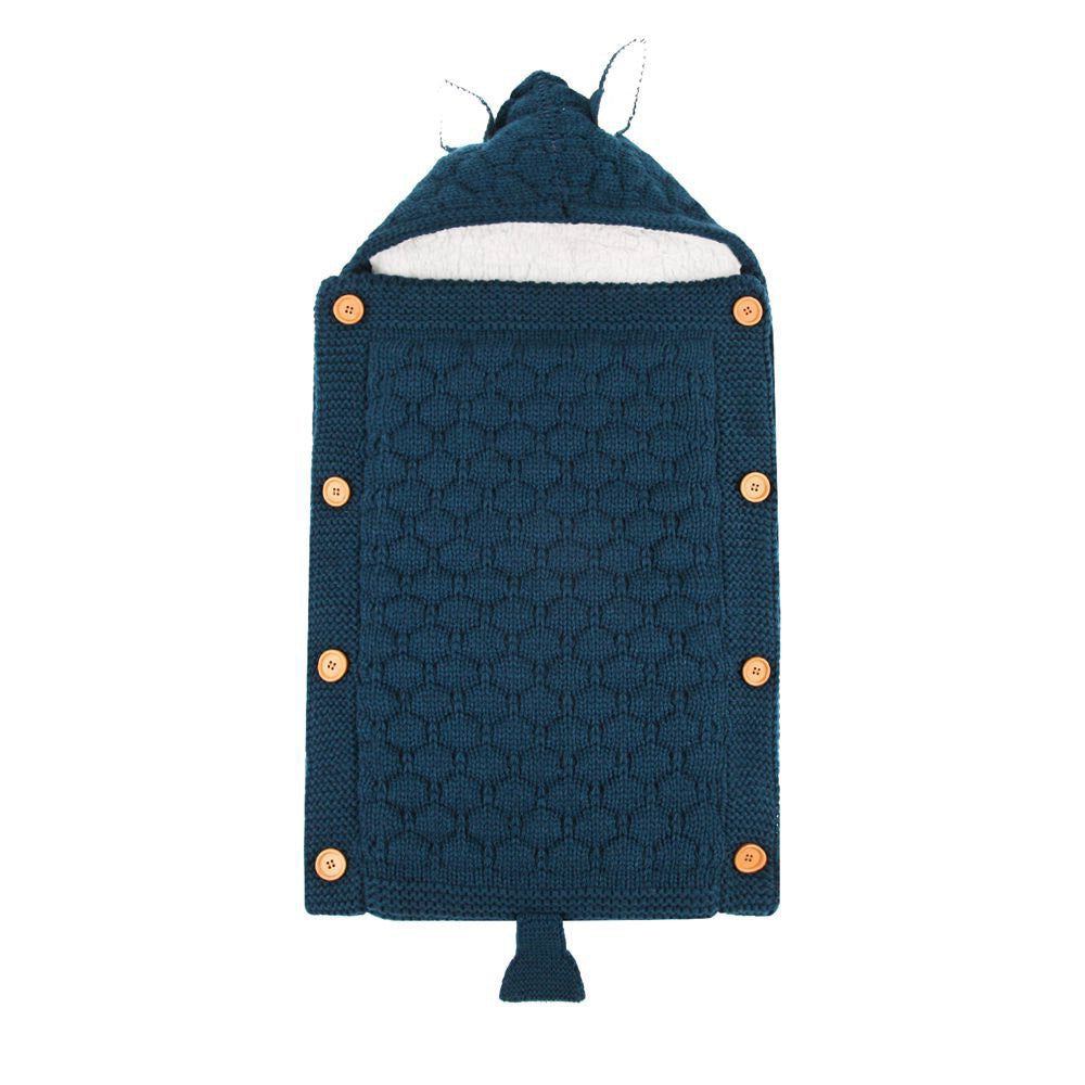 Baby Rabbit Ear Knitted Sleep Sack
