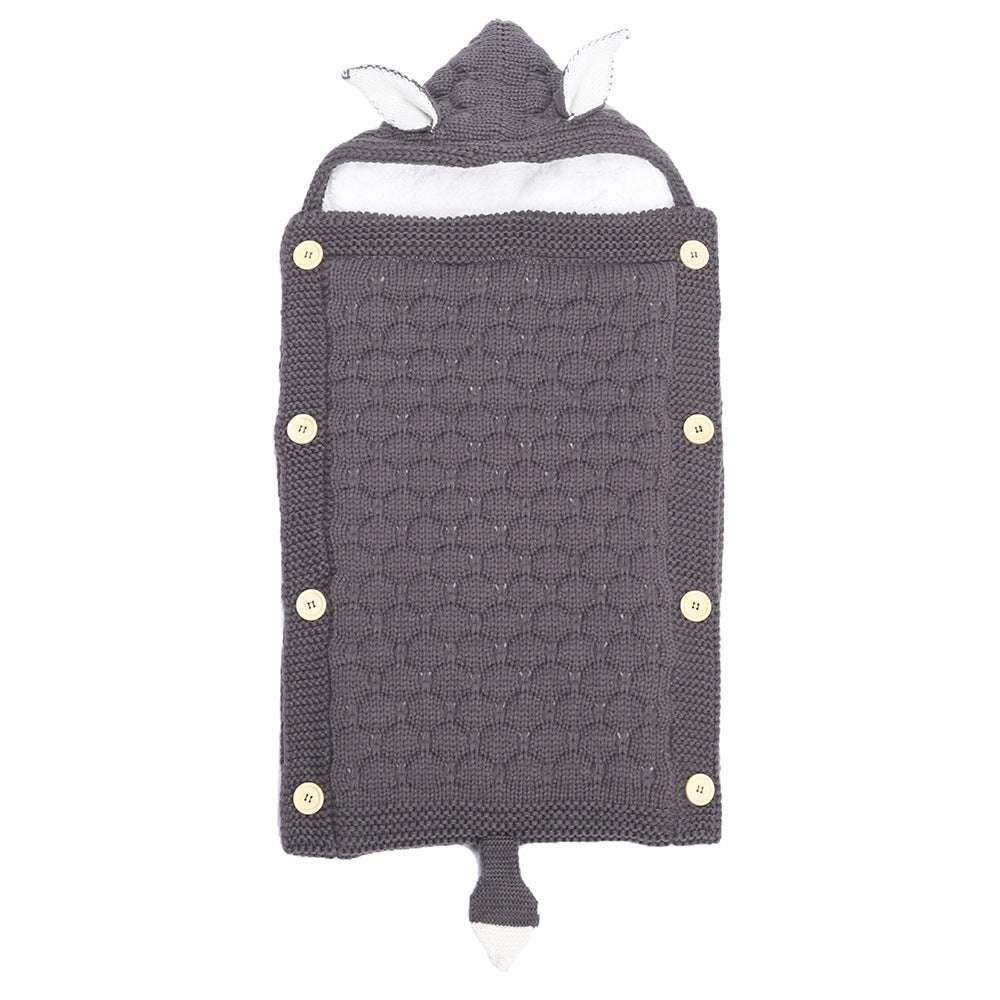 Baby Rabbit Ear Knitted Sleep Sack
