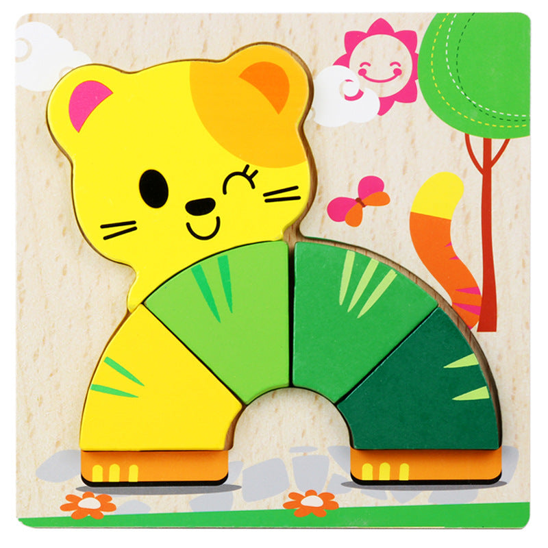 3D Wooden Puzzle Toy