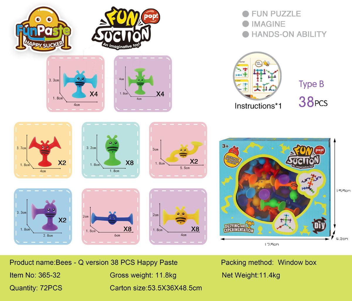 Bee Suction Building Blocks