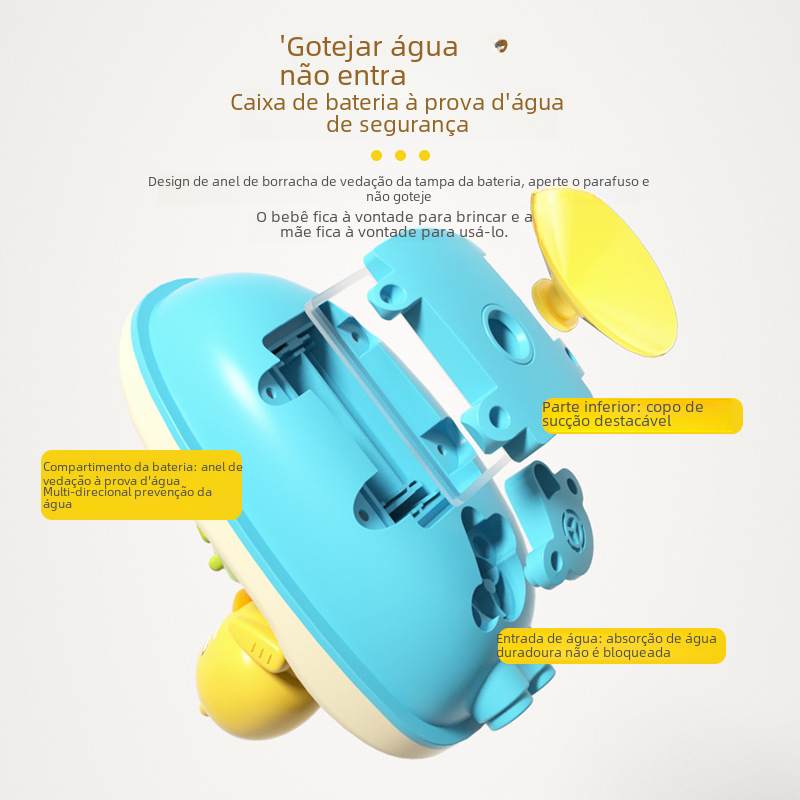 Electric Rotating Duck Shower Toy