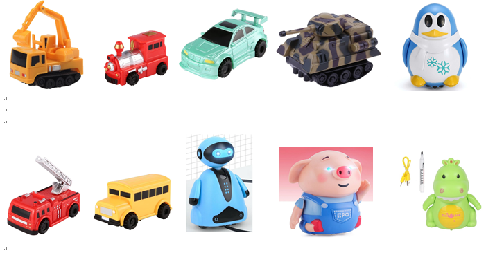 Creative Line Robot Sensory Car with Penguin Follow (Set)