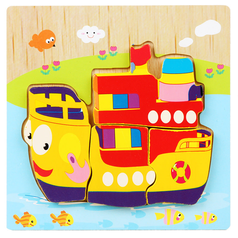 3D Wooden Puzzle Toy