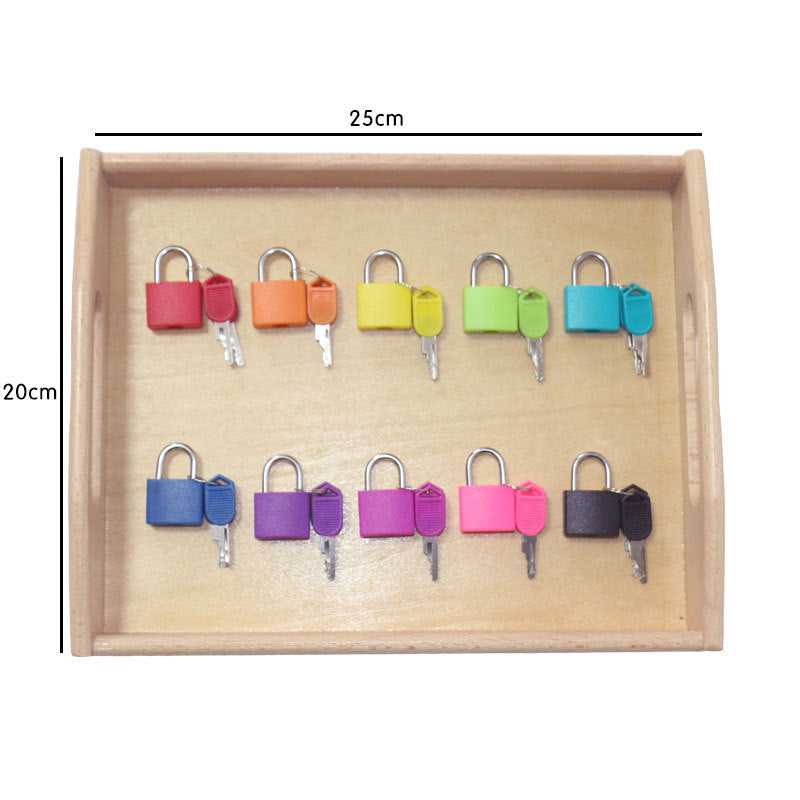 Montessori Key Lock Sensory Toy for Early Learning