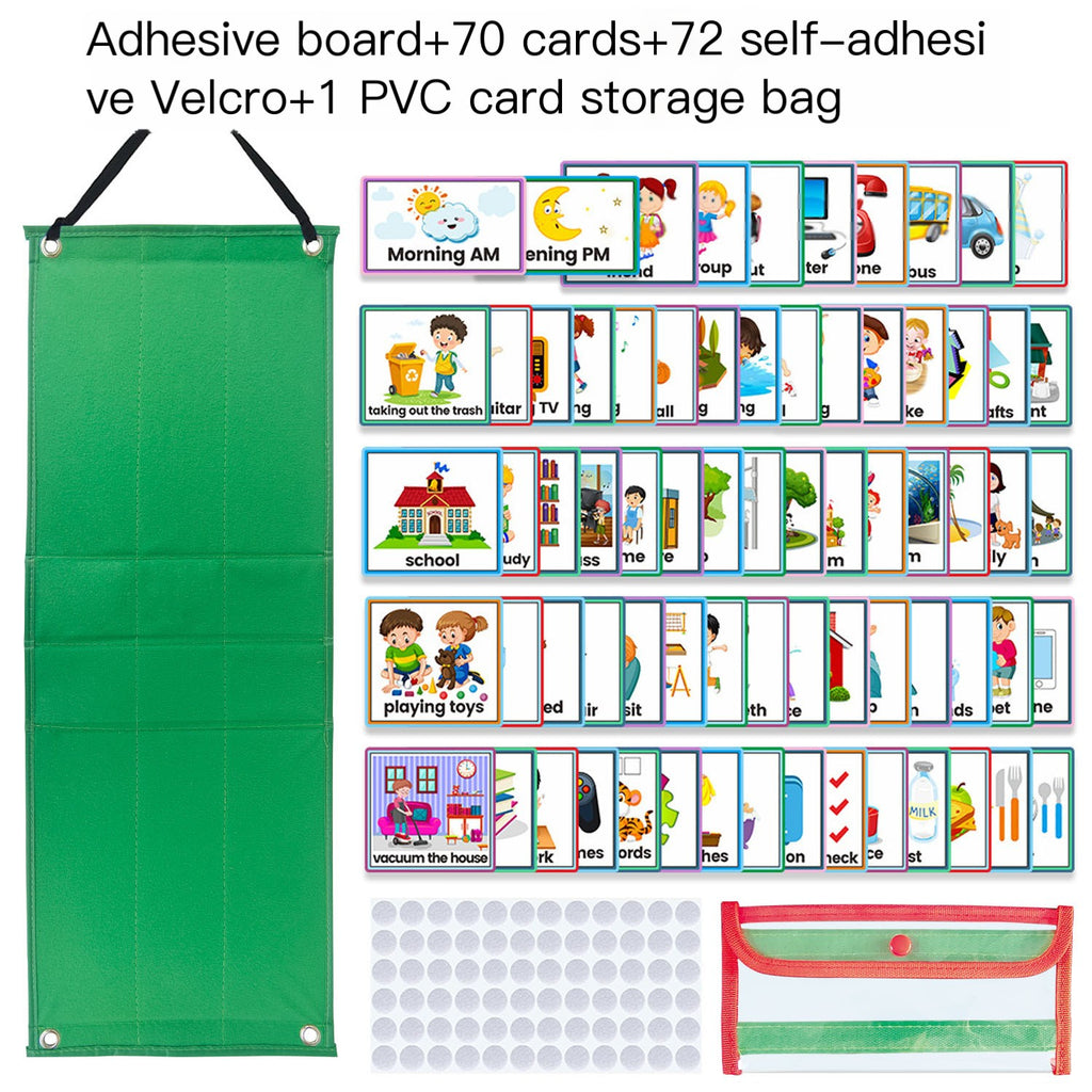 Kids Daily Chores Schedule Board