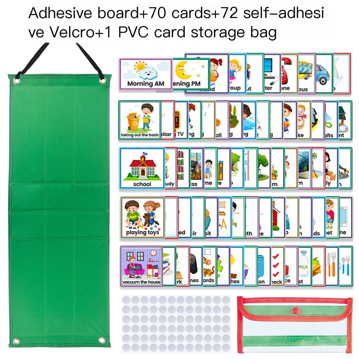 Kids Daily Chores Schedule Board