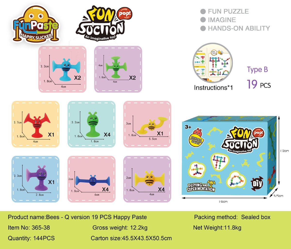 Bee Suction Building Blocks