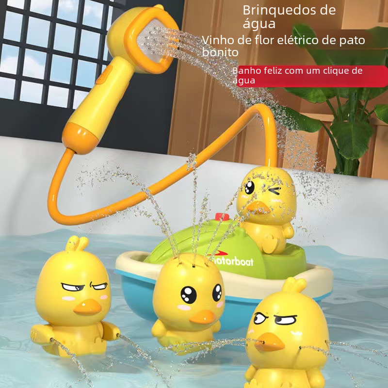 Electric Rotating Duck Shower Toy