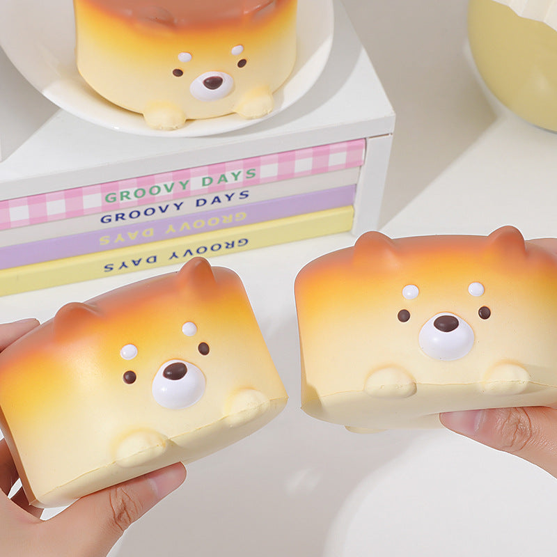 Cheese Dog Slow-Rebound Squishy Toy