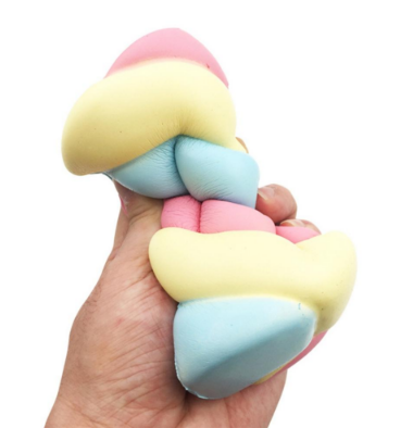 Slow-Rebound Fruit Squishy Keychain