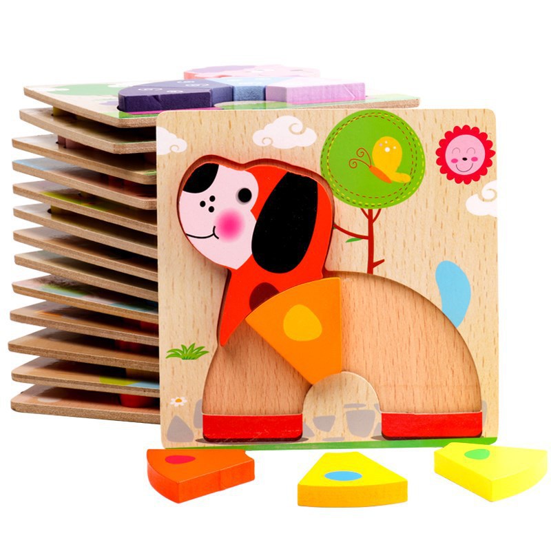 3D Wooden Puzzle Toy