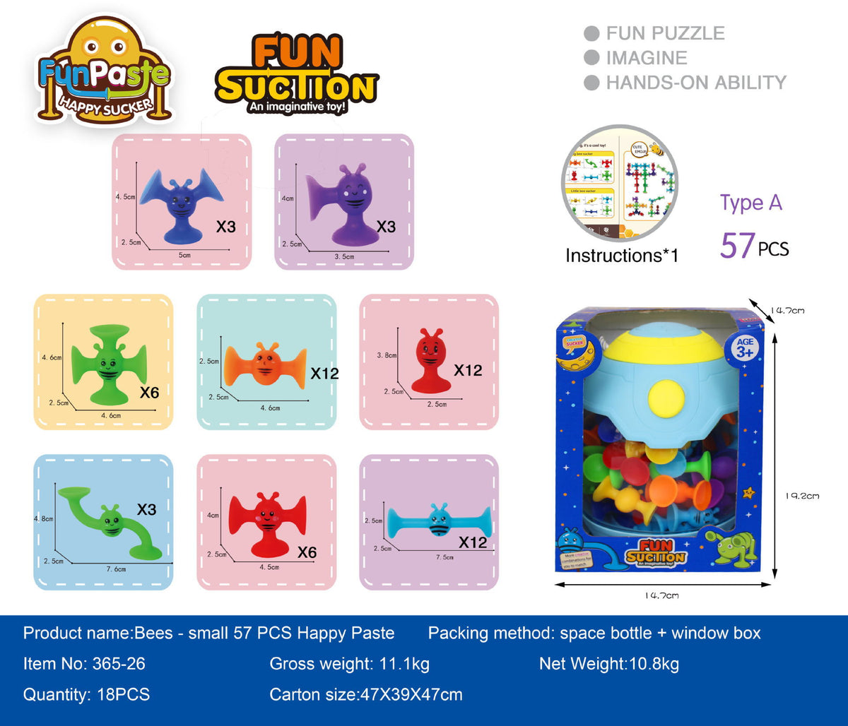 Bee Suction Building Blocks