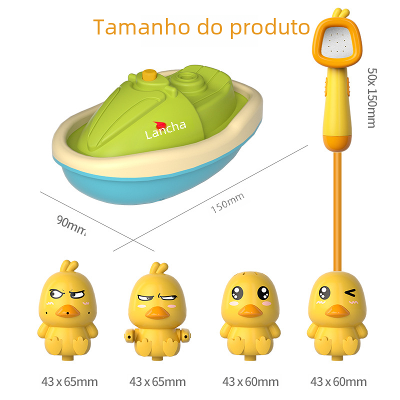 Electric Rotating Duck Shower Toy