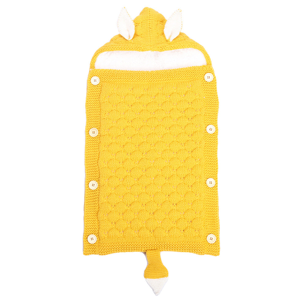 Baby Rabbit Ear Knitted Sleep Sack