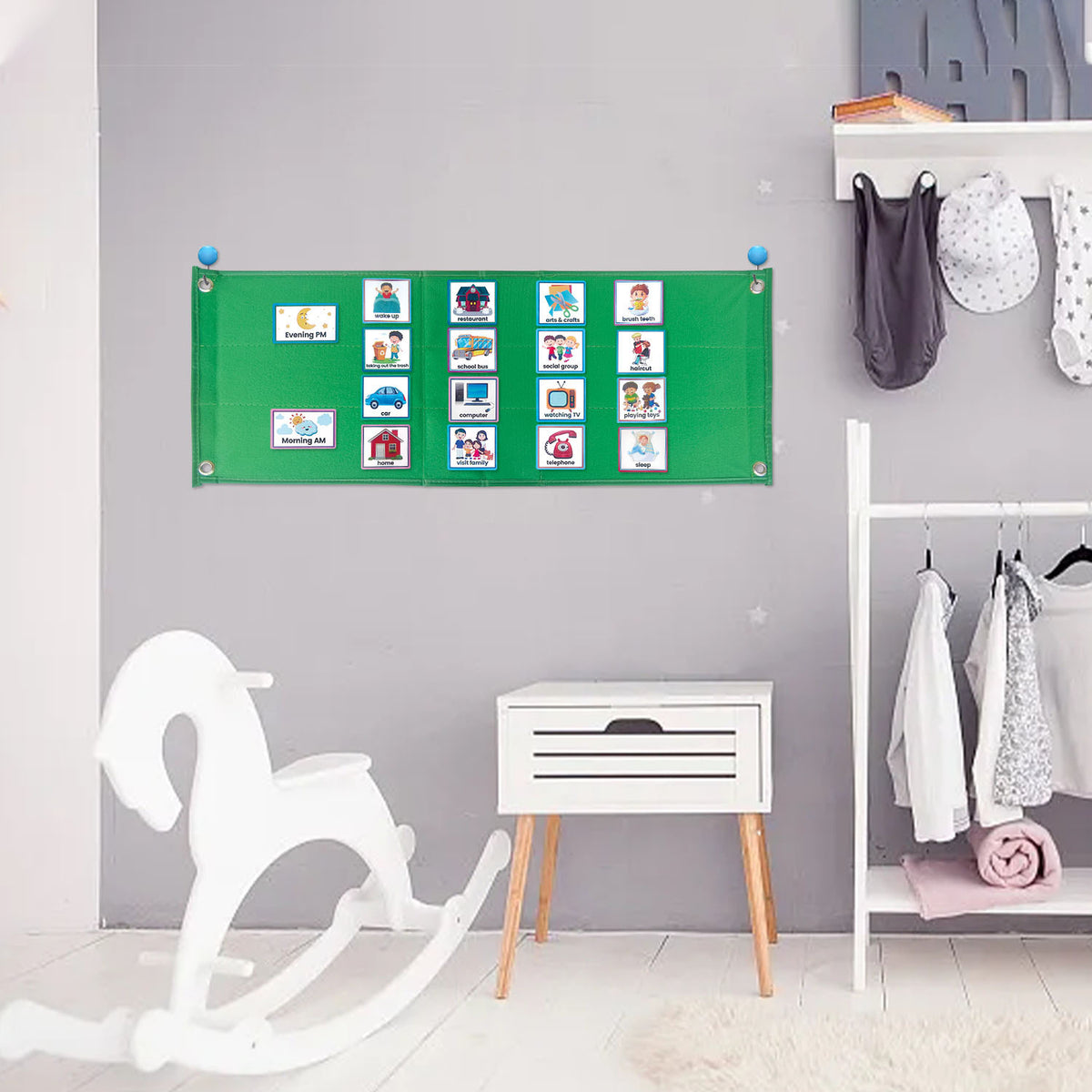 Kids Daily Chores Schedule Board