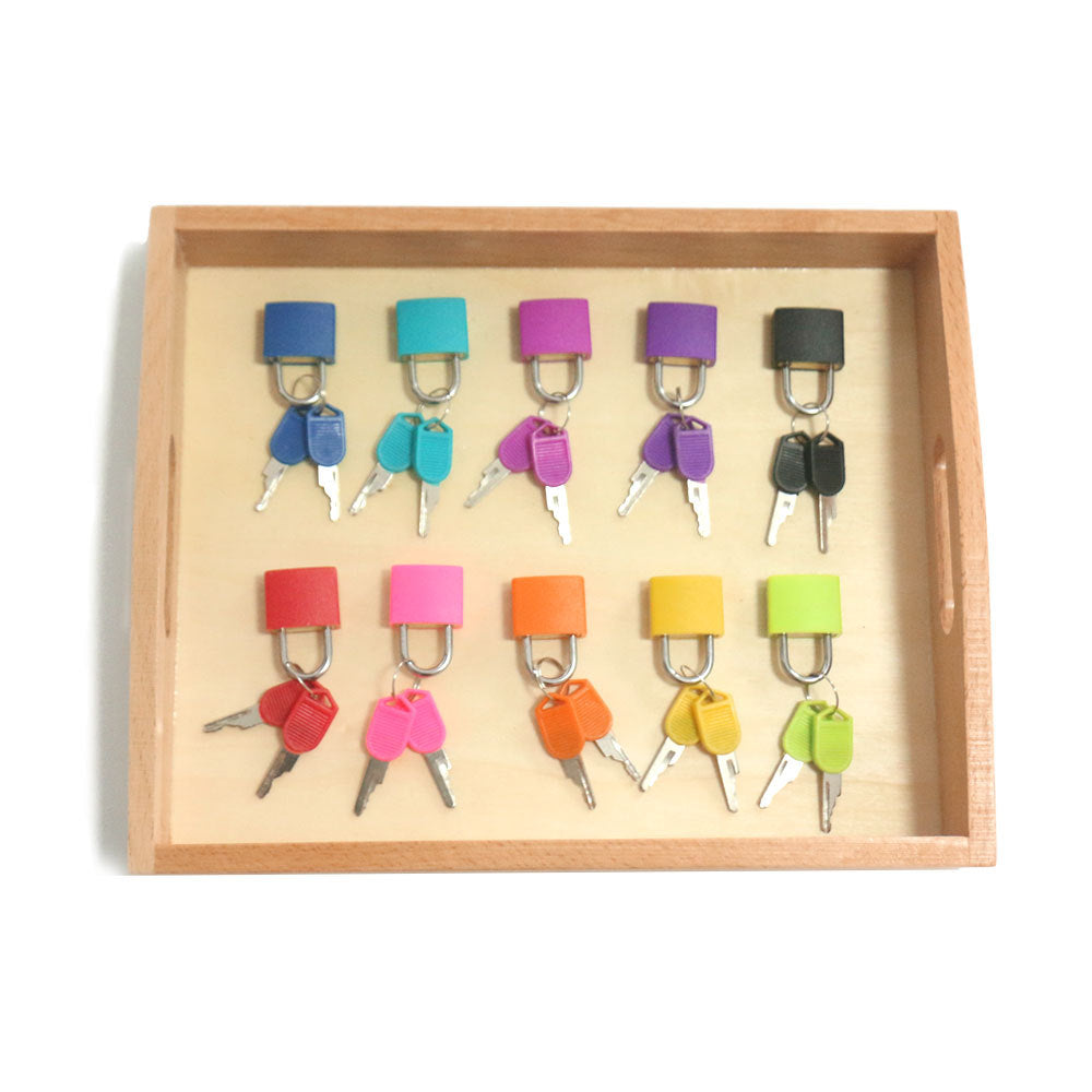 Montessori Key Lock Sensory Toy for Early Learning