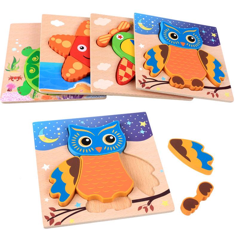 3D Wooden Puzzle Toy