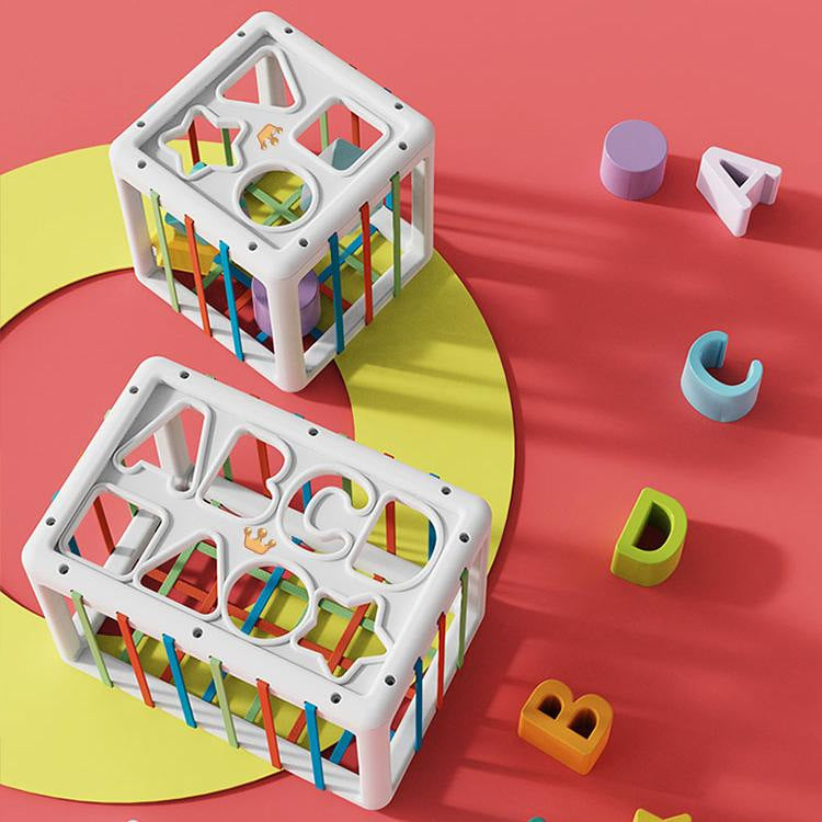 Rainbow Sensory Learning Cube