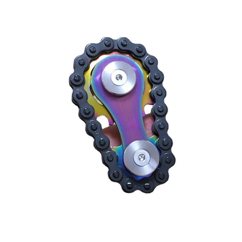 Black Gear Chain Spinner