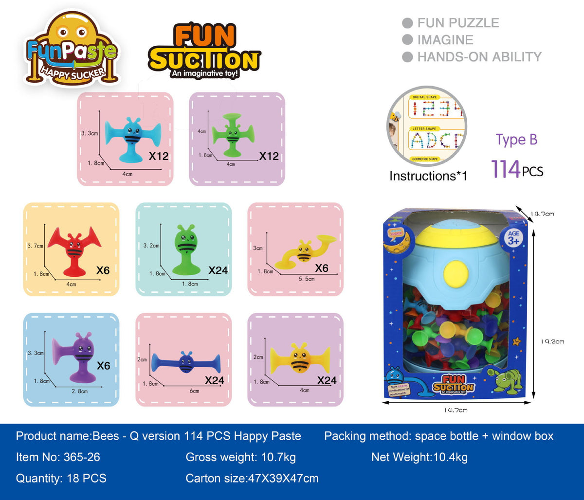 Bee Suction Building Blocks