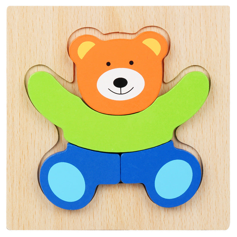 3D Wooden Puzzle Toy