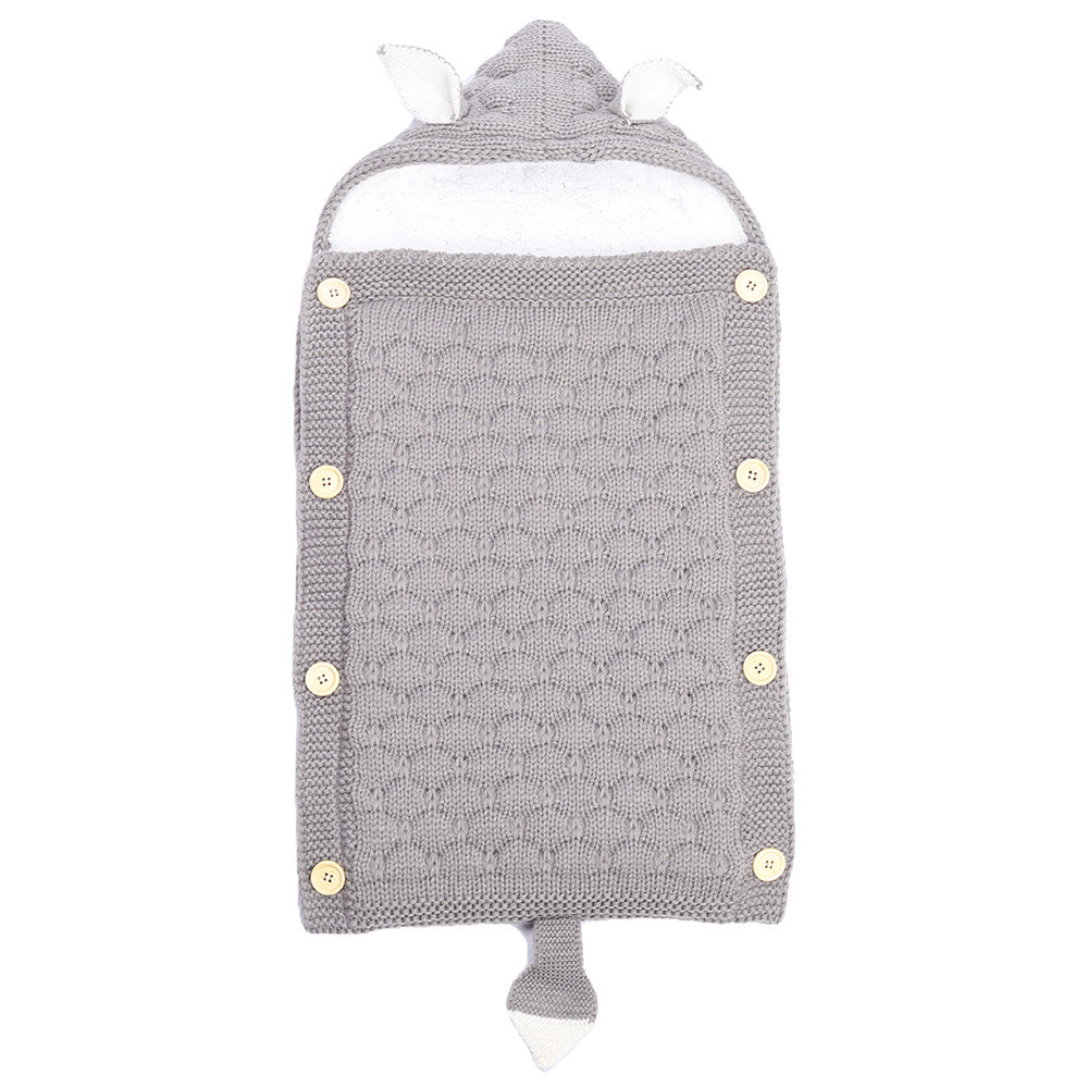 Baby Rabbit Ear Knitted Sleep Sack