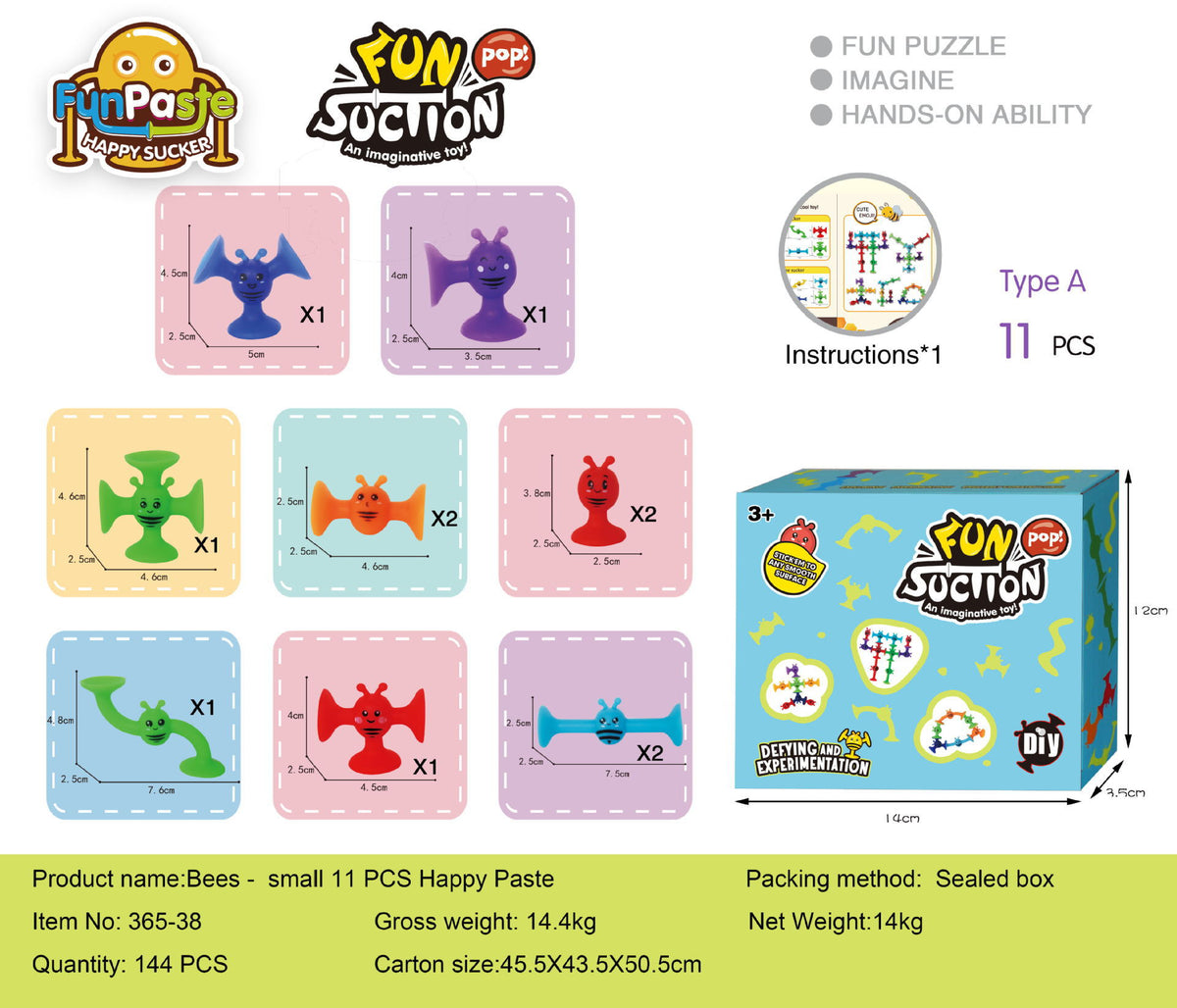 Bee Suction Building Blocks
