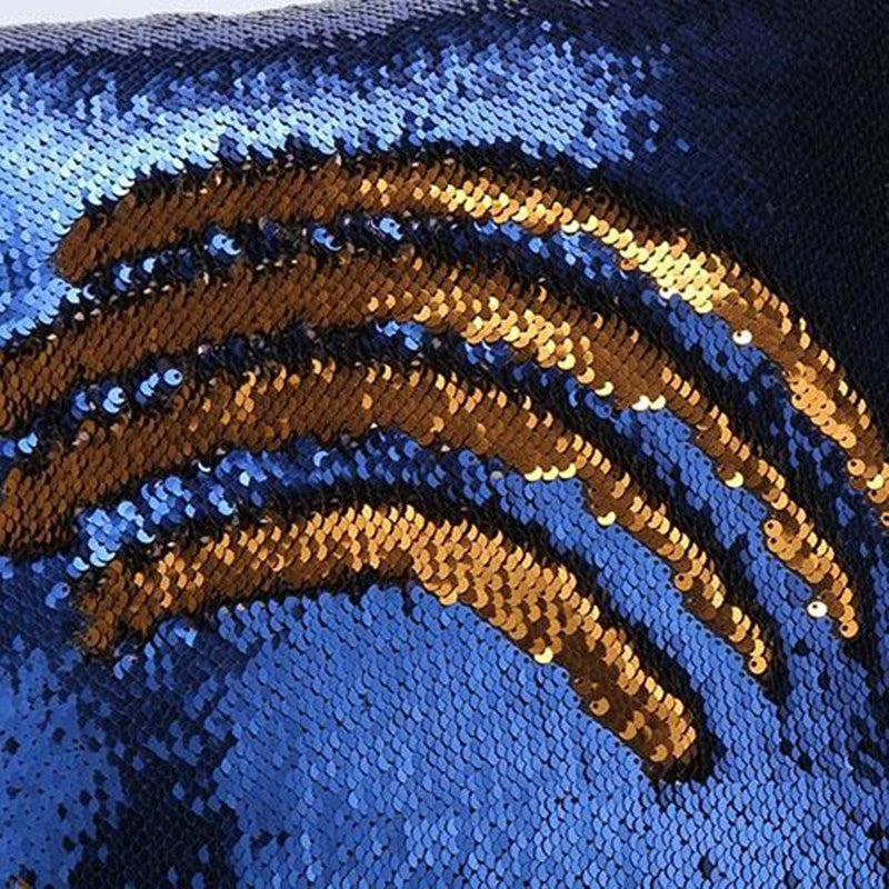 Reversible Sequin Cushion Cover