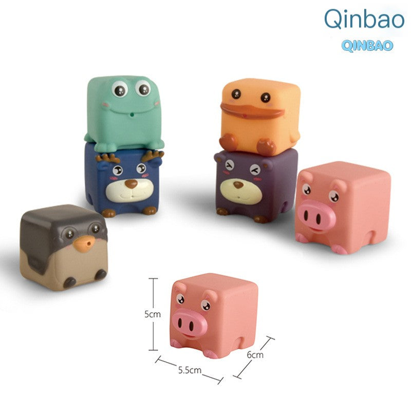Cross-Border Baby Cartoon Sensory Ball and Soft Blocks