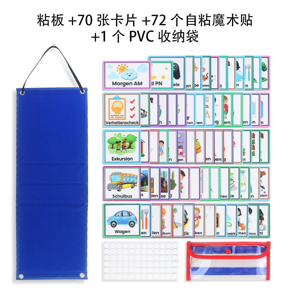 Kids Daily Chores Schedule Board