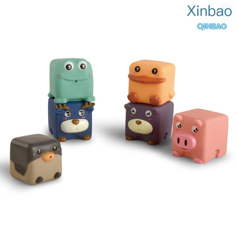 Cross-Border Baby Cartoon Sensory Ball and Soft Blocks