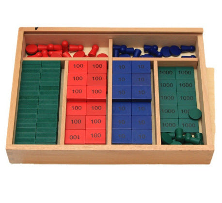 Wooden Montessori Sensory Educational Toy Set for Kids