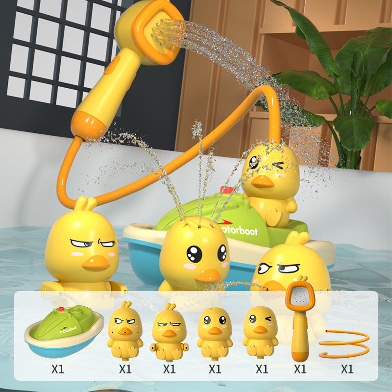 Electric Rotating Duck Shower Toy