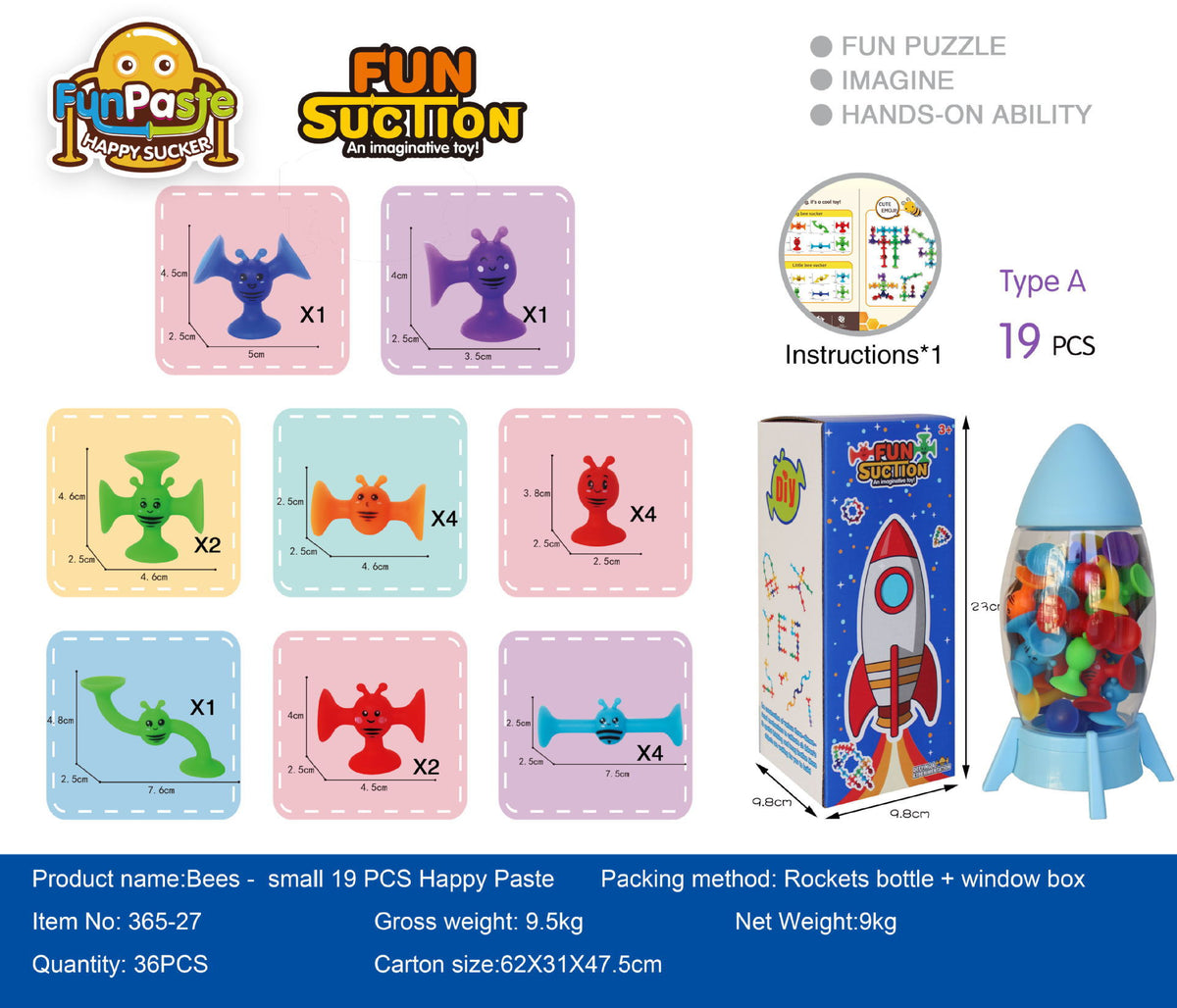 Bee Suction Building Blocks