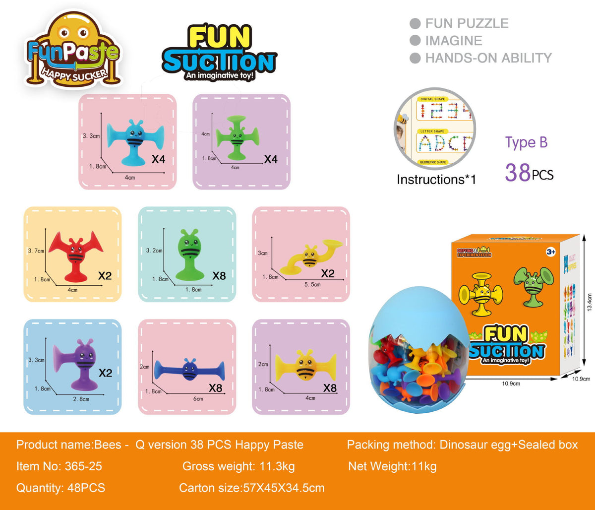 Bee Suction Building Blocks