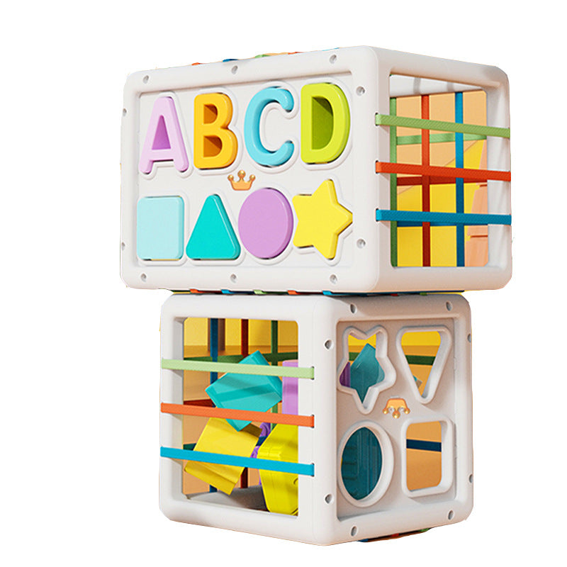 Rainbow Sensory Learning Cube