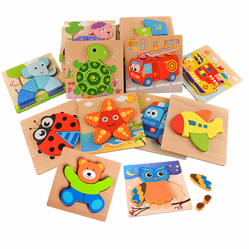 3D Wooden Puzzle Toy