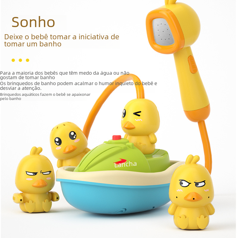 Electric Rotating Duck Shower Toy