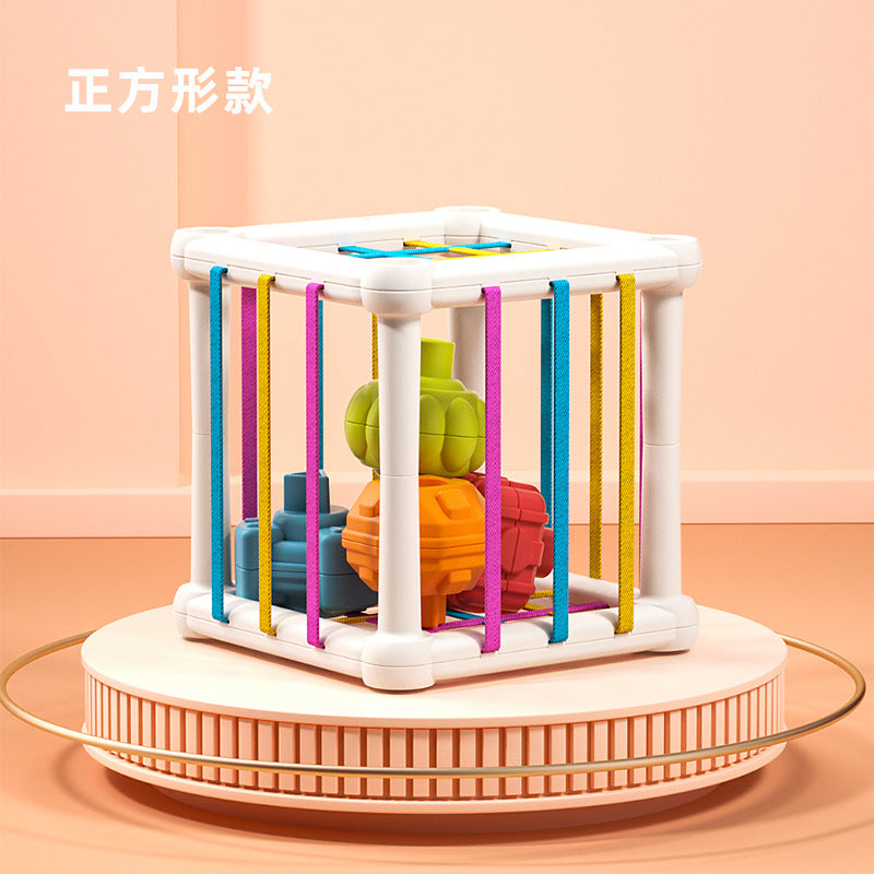 Rainbow Sensory Learning Cube
