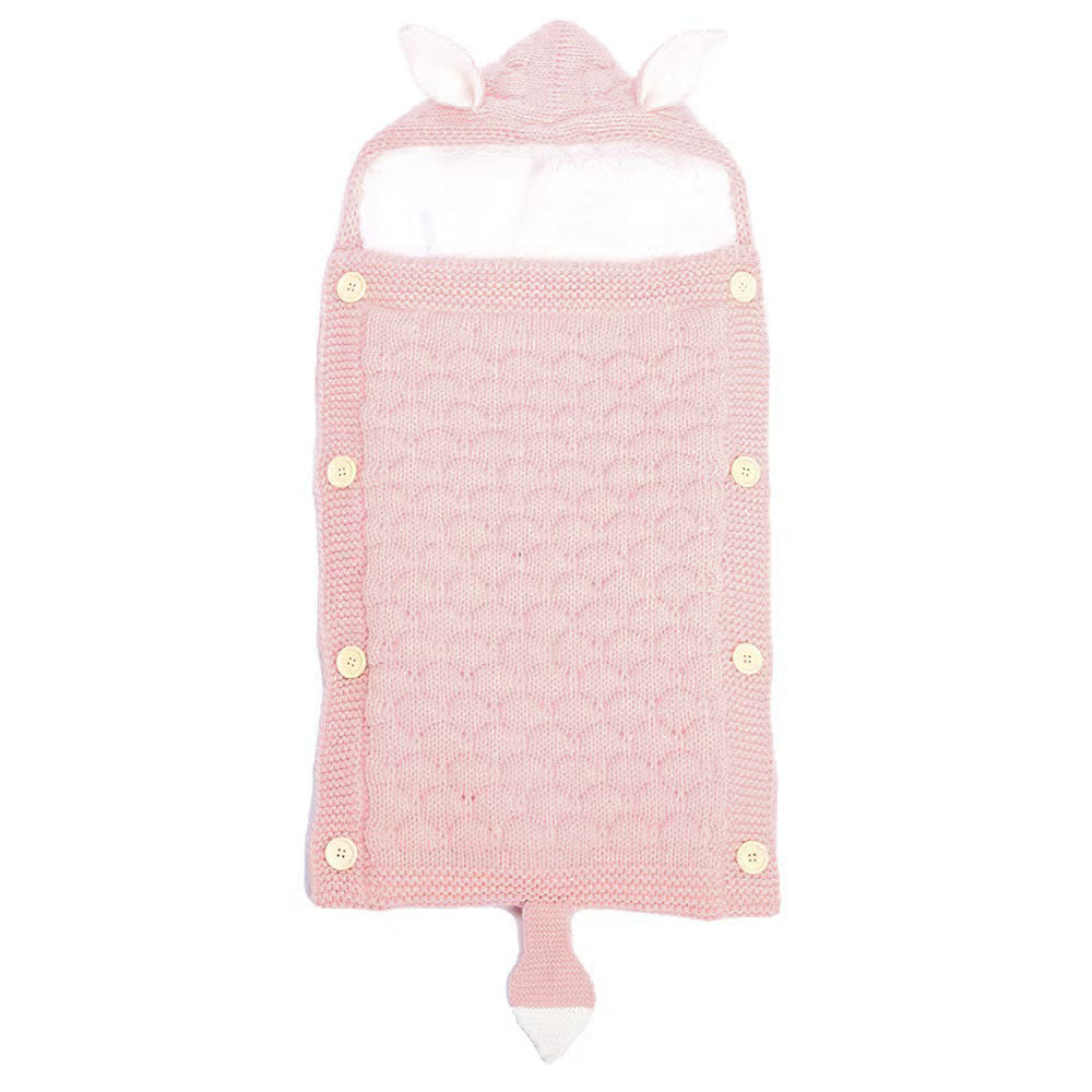 Baby Rabbit Ear Knitted Sleep Sack