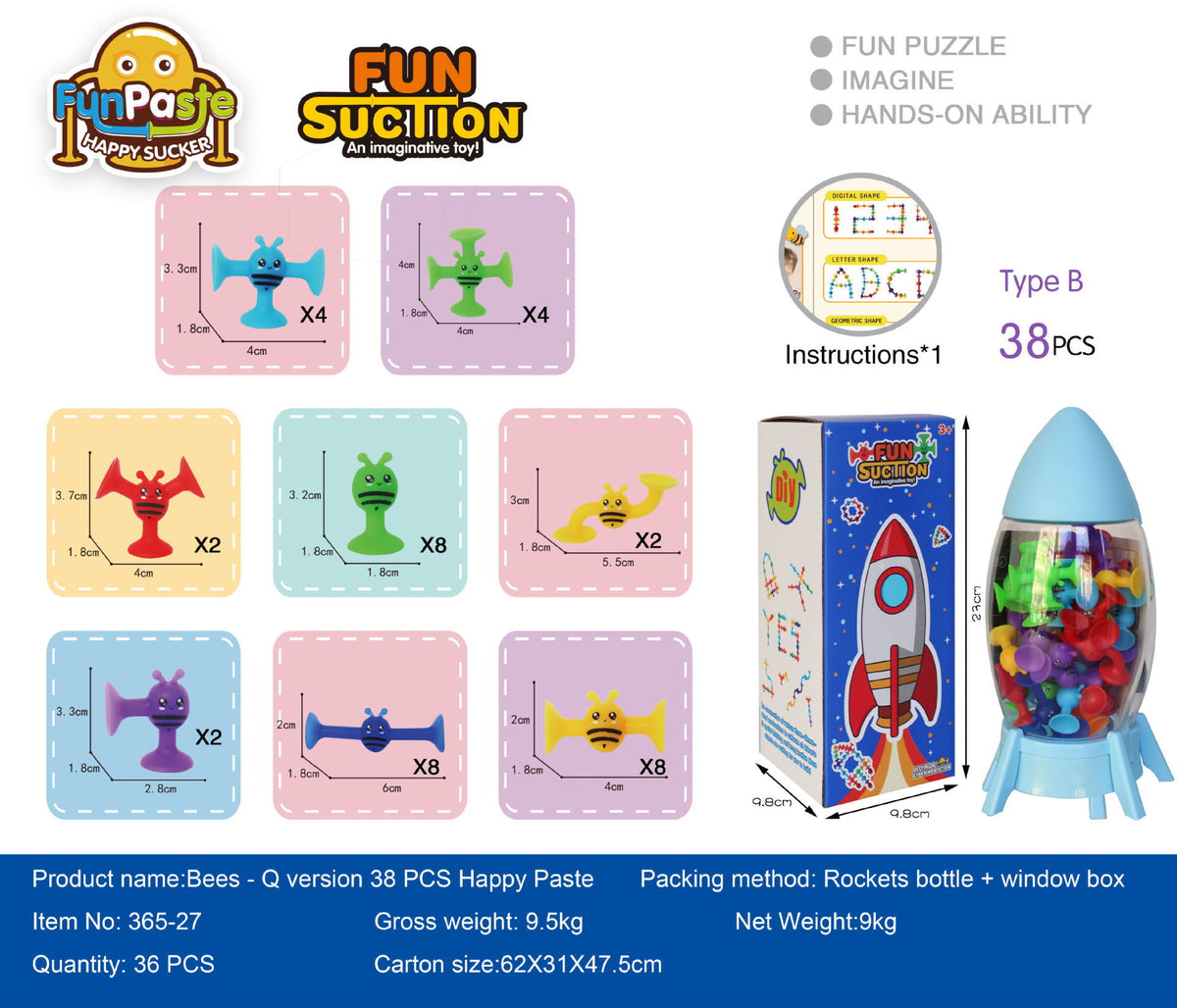 Bee Suction Building Blocks
