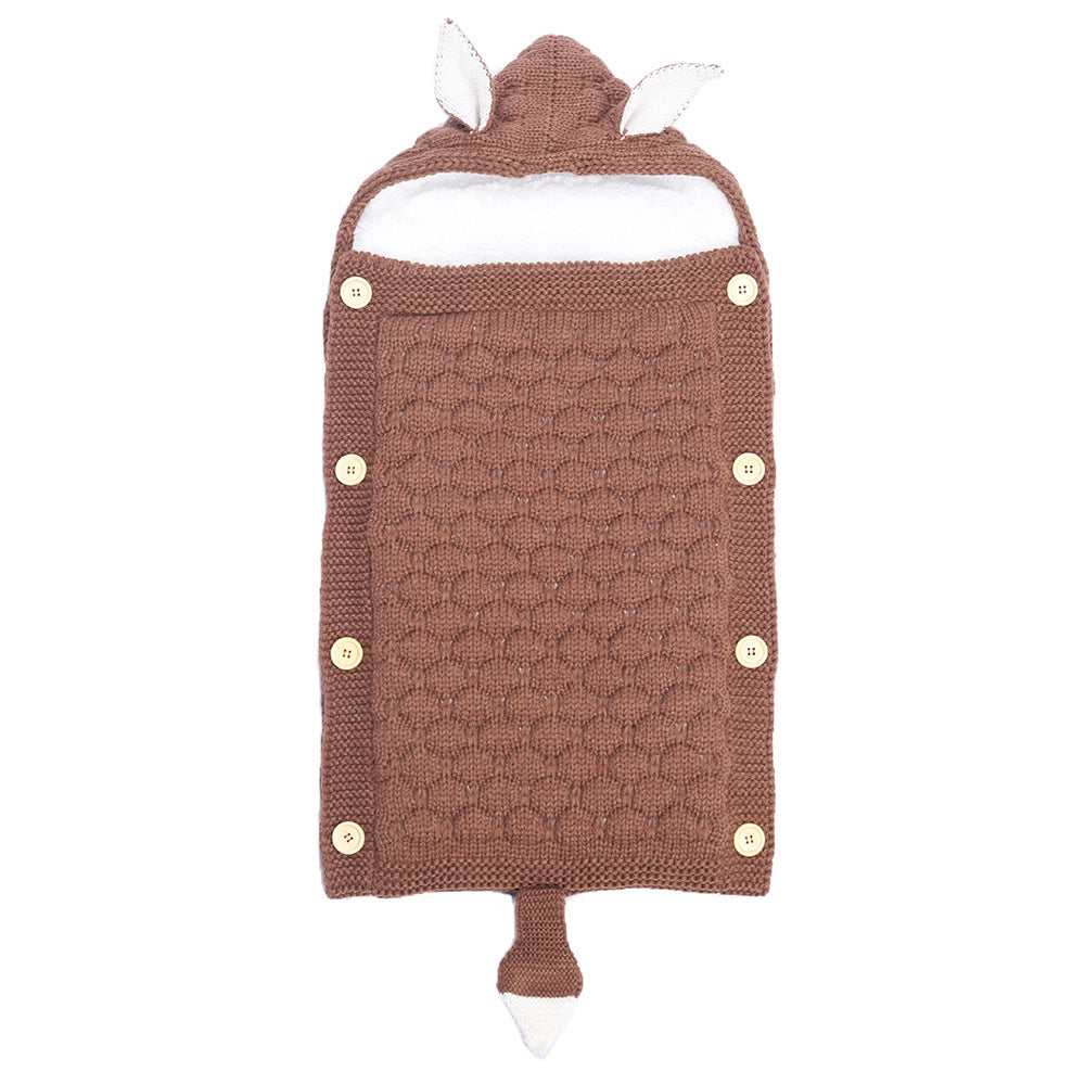Baby Rabbit Ear Knitted Sleep Sack