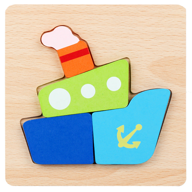 3D Wooden Puzzle Toy