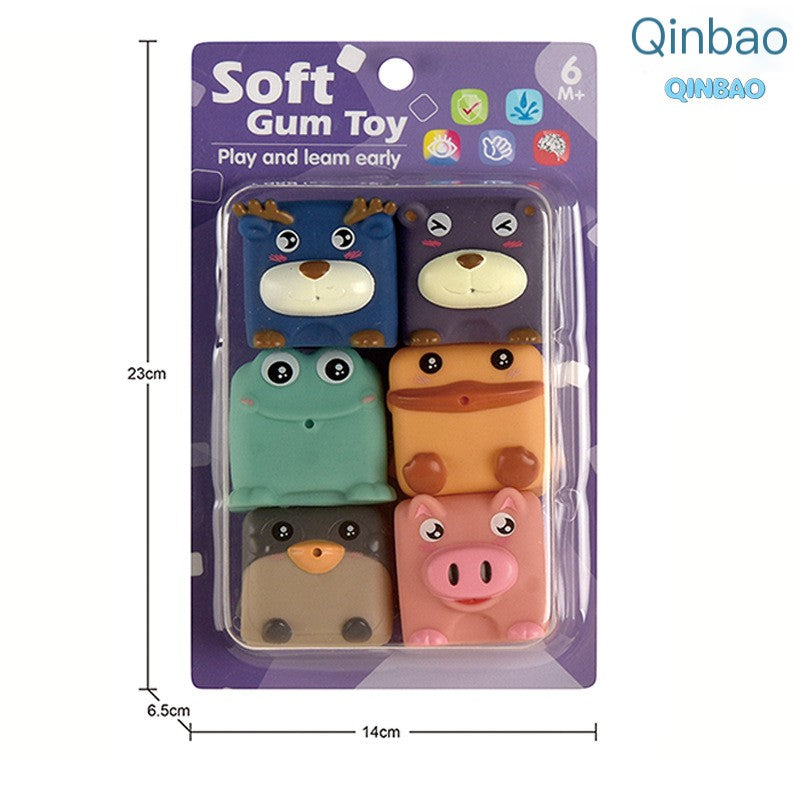 Cross-Border Baby Cartoon Sensory Ball and Soft Blocks
